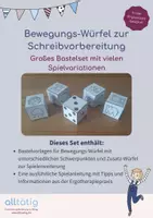 Vorschau - Spiele - Bewegungs-Würfel zur Schreibvorbereitung - Deckblatt