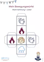Vorschau - Spiele - Bewegungs-Würfel zur Schreibvorbereitung - Seite 1