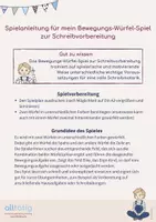 Vorschau - Stationenlernen - Großes Materialpaket: Sechs Bewegungswürfelspiele zur Schreibvorbereitung - Seite 3