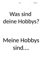 Vorschau - Präsentationen/Tafelbilder - Hobbys - Redemittel - Tafelkärtchen - DaZ/DaF - Seite 2