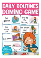 Aperçu - Jeux - daily routine Domino game English - Page de couverture