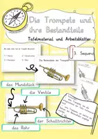Vorschau - Arbeitsblätter - Arbeitsblätter die Trompete und ihre Bestandteile - Deckblatt