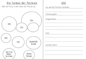 Vorschau - Arbeitsblätter - Arbeitsmappe Parteien Deutschlands - Seite 3