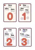 Aperçu - Fiches - Cartes avec images en français, espagnol et anglais - Page 1