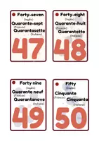 Aperçu - Cartes / Images - Cartes avec images en français, espagnol et anglais - Page 1