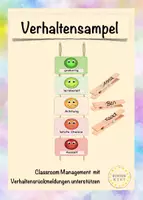 Vorschau - Anderer Materialtyp - Verhaltensampel Classroom Management - Deckblatt
