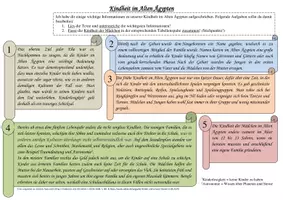 Vorschau - Arbeitsblätter - Kindheit von Jungen und Mädchen im Alten Ägypten - Seite 2