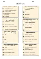 Vorschau - Arbeitsblätter - Multiple – Choice – Quiz – Ur- und Frühzeit + Ägypten - Seite 3