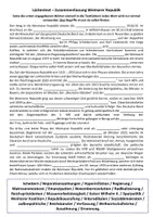 Vorschau - Arbeitsblätter - Lückentext - Zusammenfassung Weimarer Republik - Seite 1