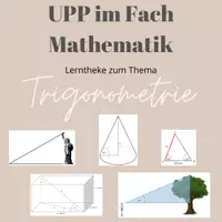 Vorschau - Stundenentwürfe - UPP Mathe-Entwurf (Lerntheke Trigonometrie) - Deckblatt