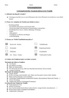 Vorschau - Arbeitsblätter - Leistungskontrolle - Zusammenleben in der Familie - Seite 2