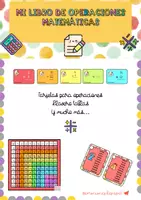 Vista previa - Hojas de trabajo - Libro operaciones matemáticas - Portada