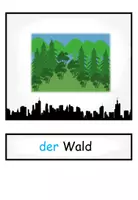 Aperçu - Matériel pour travaux manuels / dessin - Cartes d'images Cartes de mots "Orte in der Stadt" Allemand - Page 2