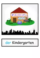 Aperçu - Matériel pour travaux manuels / dessin - Cartes d'images Cartes de mots "Orte in der Stadt" Allemand - Page 3