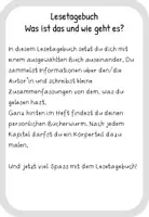 Vorschau - Arbeitsblätter - Lesetagebuch - Seite 3