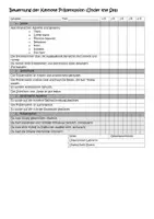 Vorschau - Präsentationen/Tafelbilder - Bewertungsbogen für Präsentationen *EDITIERBAR - Deckblatt