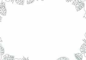 Vorschau - Mal- und Bastelvorlagen - Schmuckrahmen - Stundenplan - Monstera (Pflanze) - Seite 3