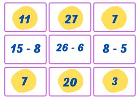 Vista previa - Hojas de trabajo - Parejas matemáticas - página 3