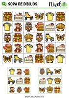 Vista previa - Unidades / Secuencias / Situaciones de Aprendizaje - SOPA DE DIBUJOS 🔍 Encuentra las secuencia de imagenes! - Portada
