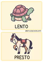 Vista previa - Decoración del aula - Tarjetas cualidades del sonido 🔊 Imágenes, signos y nombre 🐢🐓 - página 2