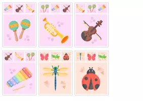 Vista previa - Juegos / Gamificación - Juego Cartas las Familias 🐶🐠🐥 Associación de famílias - página 3