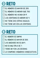 Vista previa - Unidades / Secuencias / Situaciones de Aprendizaje - RETO - Que número es?🔢 - Sigue las pistas y descubre el número 🔍 - página 2