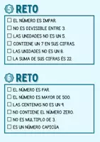 Vista previa - Unidades / Secuencias / Situaciones de Aprendizaje - RETO - Que número es?🔢 - Sigue las pistas y descubre el número 🔍 - página 3