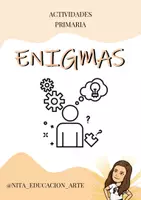 Vista previa - Unidades / Secuencias / Situaciones de Aprendizaje - 🤓💡ENIGMAS - Asocia cada persona con sus elementos ↔️ - Portada