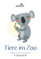 Vorschau - Fördermaterial/Inklusion - Zootiere DaZ - Tiere im Zoo DaZ - Zootiere - in Silbenschrift, Silbenschreibweise - Bildkarten & Wortkarten - Bild- und Wortkarten - Deckblatt