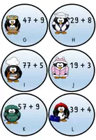 Vorschau - Arbeitsblätter - Kopfrechnen bis 100 mit dem Pinguin - Seite 3