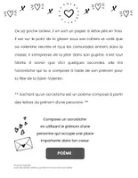 Aperçu - Feuilles d'exercices - Situation Écriture Saint-Valentin Récit Poème - Page 3