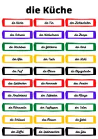 Vista previa - Hojas de trabajo - die Küche - Alemán - página 1