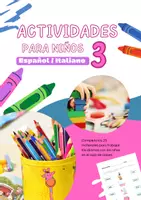 Vista previa - Hojas de trabajo - Actividades pedagógicas en Español / Italiano - Portada