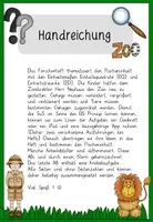 Vorschau - Arbeitsblätter - Flächeninhalt - Forscherheft Zoo - Seite 1