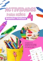 Vista previa - Hojas de trabajo - Actividades pedagógicas en Español / Italiano - Portada