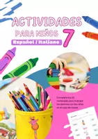 Vista previa - Hojas de trabajo - Actividades pedagógicas en Español / Italiano - Portada