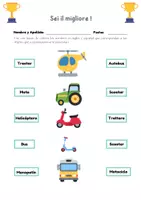 Vista previa - Hojas de trabajo - Actividades pedagógicas en Español / Italiano - página 2