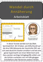 Vorschau - Arbeitsblätter - AB Wandel durch Annäherung, Glasnost, Perestroika - Deckblatt
