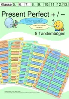 Vorschau - Spiele - Tandem Activity / Tandembögen zu Aussagen und Verneinungen im Present Perfect - Deckblatt