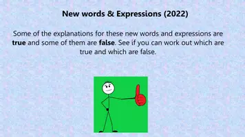 Vorschau - Arbeitsblätter - New words & expressions - Seite 1