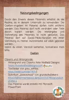 Vorschau - Poster - DaZ Schulsachen Einzahl und Mehrzahl Wort- und Bildkarten - Seite 1