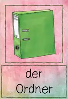 Vorschau - Poster - DaZ Schulsachen Einzahl und Mehrzahl Wort- und Bildkarten - Seite 3