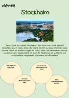 Vista previa - Hojas de trabajo - Stockholm - Hoja de trabajo en alemán - Portada