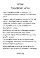 Vorschau - Stundenentwürfe - DAZ DAF Materialpaket Themenbereich Verben - Seite 2
