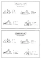 Vorschau - Arbeitsblätter - Sommer/ Summer - PREPOSITIONS - Where is the crab? - Seite 3