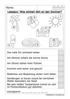 Vorschau - Arbeitsblätter - Lesespur Sommer - Seite 3
