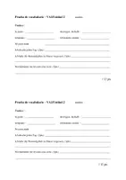 Vorschau - Test - Vokabeltest zu Vamos Adelante 2, Unidad 2 - Deckblatt