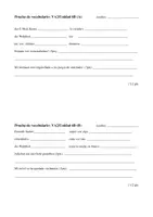 Vorschau - Test - Vokabeltest zu Vamos Adelante 2, Unidad 6B - Deckblatt