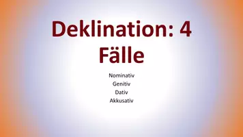 Vorschau - Unterrichtsreihen - Deklination - Seite 1