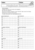 Vorschau - Arbeitsblätter - Magisches Rechnen Addition bis 100 mit oder ohne Zehnerübergang - Seite 3